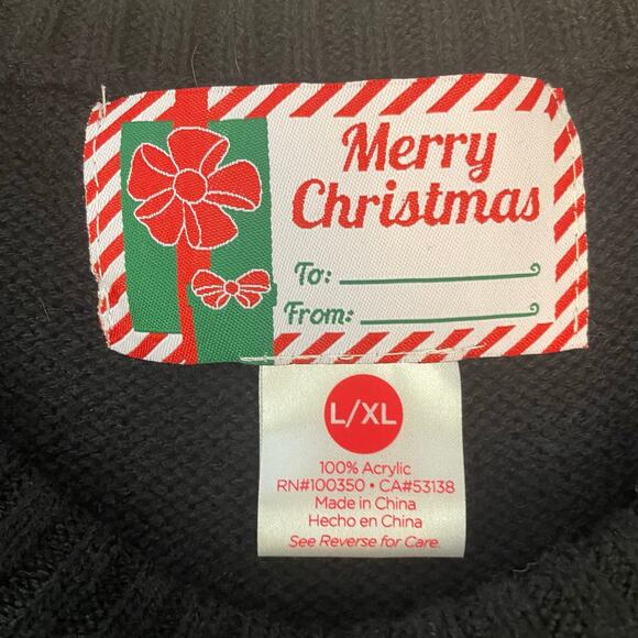 Light Up Nutcracker Christmas Sweater L/XL Holiday LED Ugly Sweater Party - Picture 3 of 8